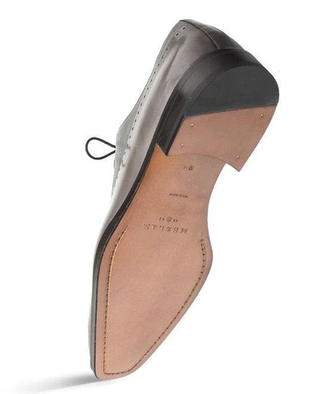 Mezlan Mens Shoes Gray Leather Oxford Postdam