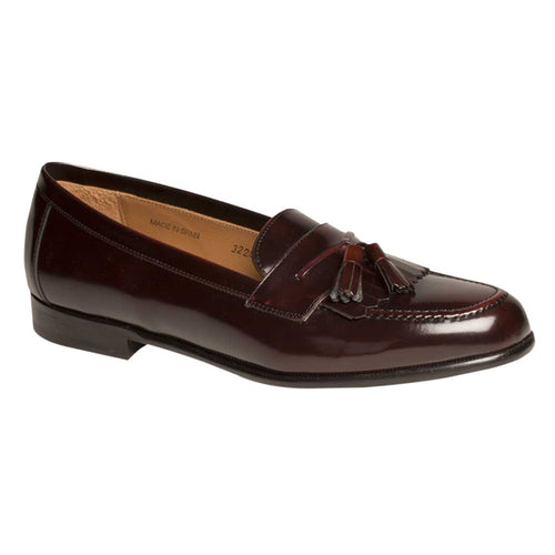 Mezlan Santander Black Tassel Loafers – High-Shine Kiltie Slip-On Dress Shoes (Sizes 10.5 & 11 Last Call)