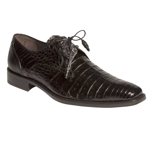 Men’s Mezlan Anderson Caiman Crocodile Dress Shoe – Burgundy