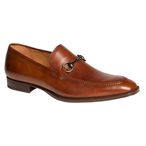 Mezlan Tours Cognac Calfskin Loafers – Horsebit Slip-On Dress Shoes (Size 10.5 Last Call)