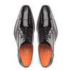 Mezlan Men’s Formal Oxford – Black Patent Leather Dress Shoe, Handmade in Spain
