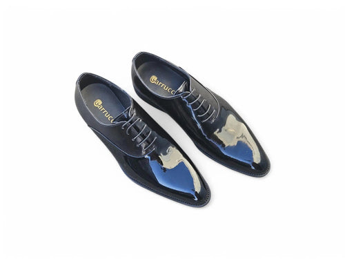 Mix Media Patent Leather Oxford
