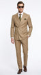 Statement Men’s 2 Piece 100% Wool Double Breasted Fashion Suit, Bold Color Formal Wedding Business Suit