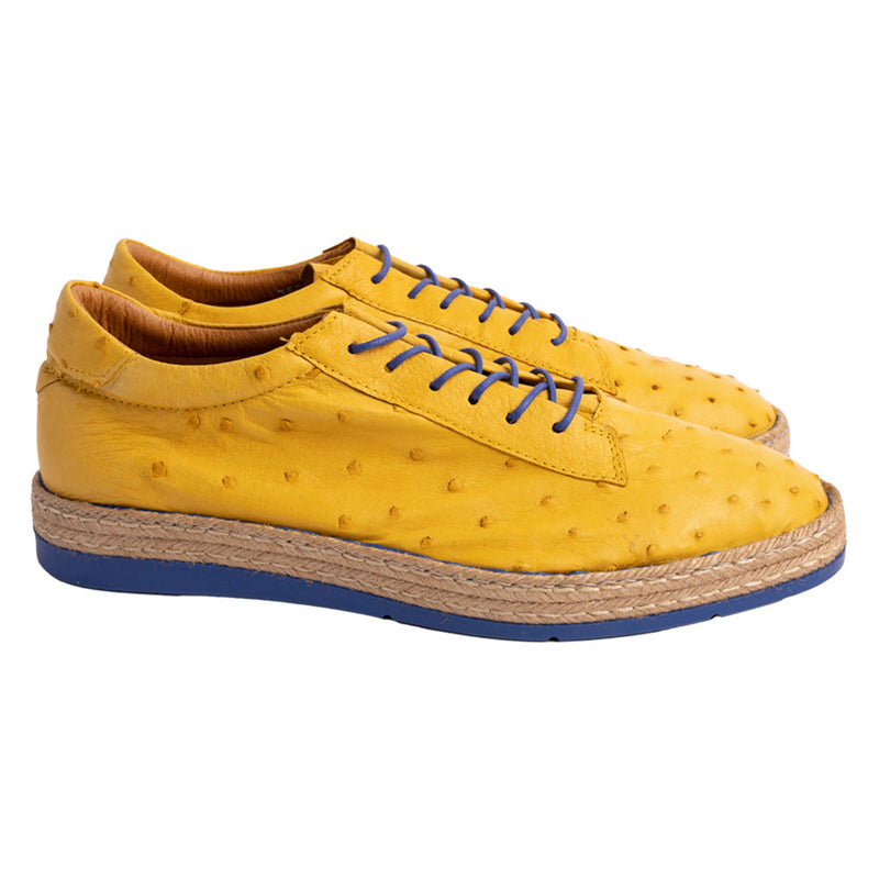 P017 Monaco Genuine Ostrich Sport-Yellow