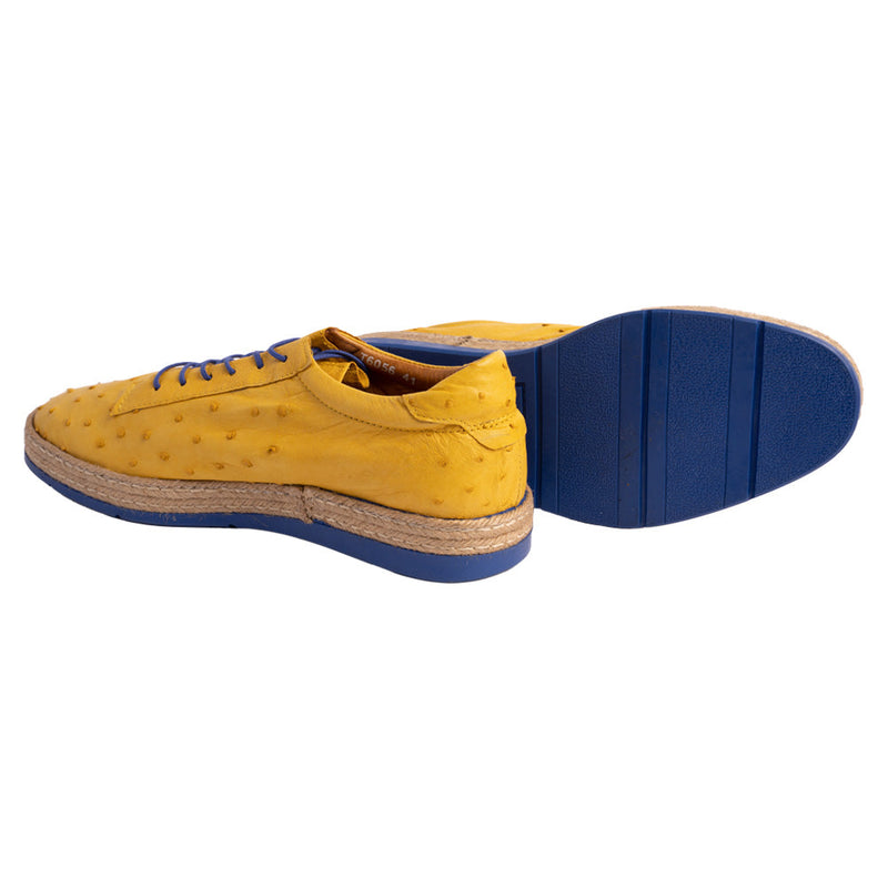 P017 Monaco Genuine Ostrich Sport-Yellow