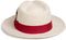 Gangster 100% Australian Wool Crushable Mens Fedora Hat - Removable Feather Gangster White and Red Mens Fedora Hat