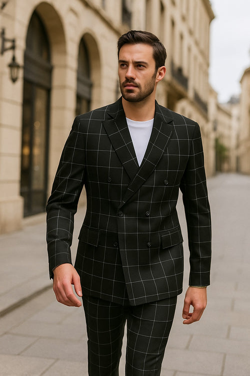 black-grid-pattern-suit-men