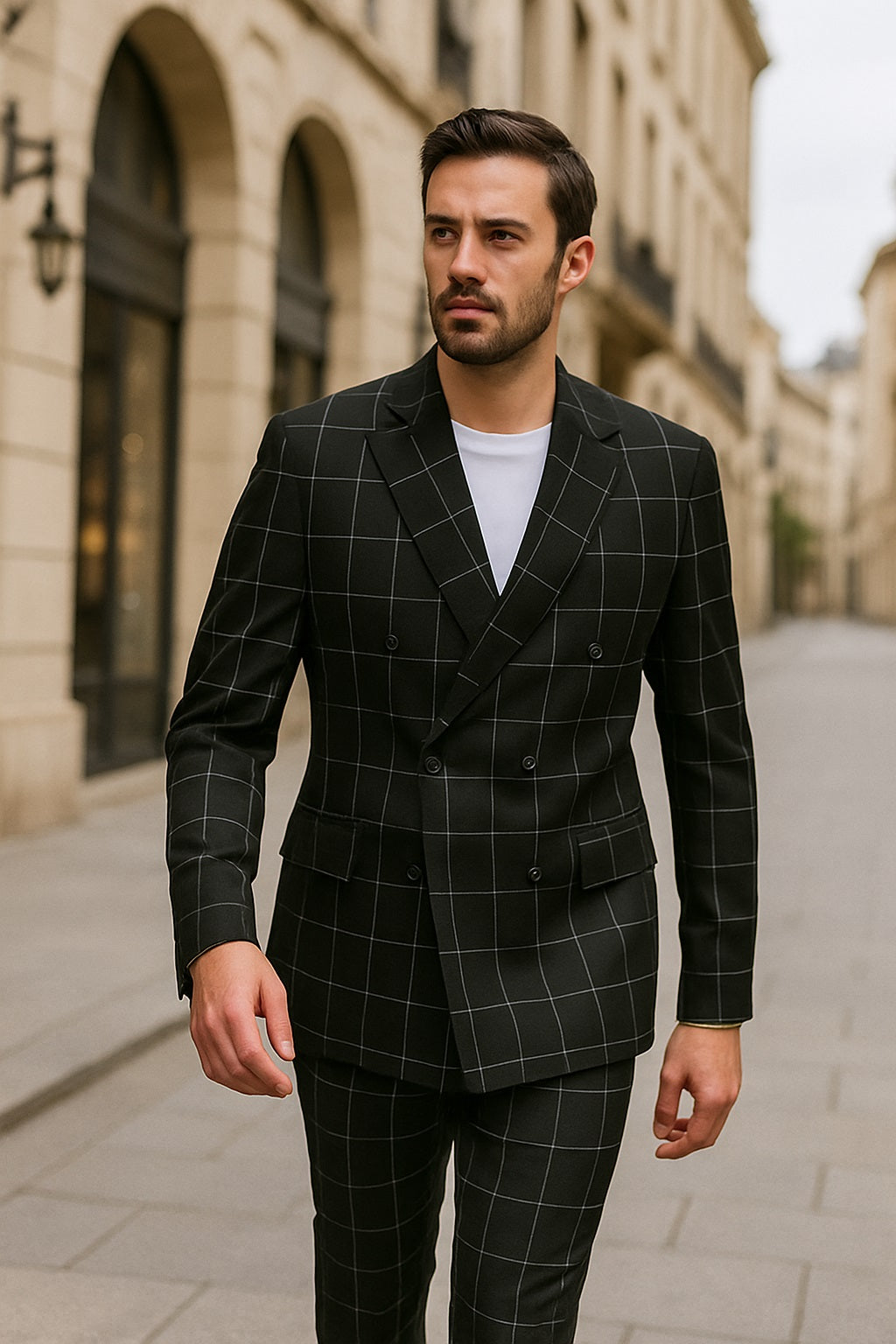 black-grid-pattern-suit-men