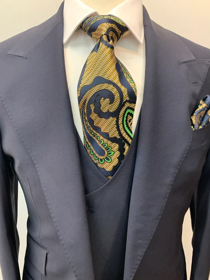 Rossi Man Suit - Tan Gray Black Navy Camel French Blue Suit