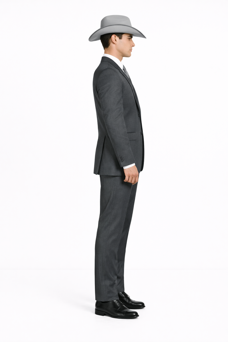 Notch Lapel Grey Tuxedo