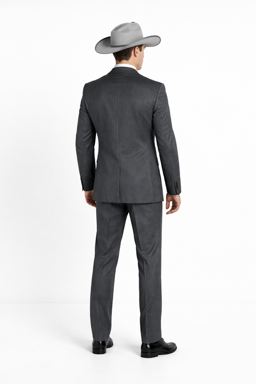 Notch Lapel Grey Tuxedo