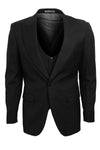 "Mens Stacy Adams Suit - Stacy Adams Suit Men's Charcoal Suit - Vested One Button Peak Lapel"