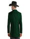Mens Two Button Notch Lapel Paisley Pattern Blazer Hunter