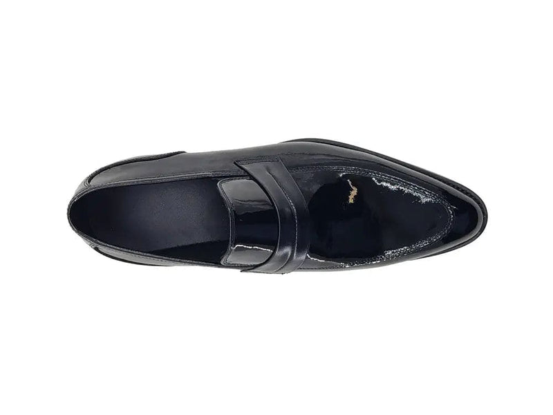 Carrucci Patent Leather Tuxedo Penny Loafer