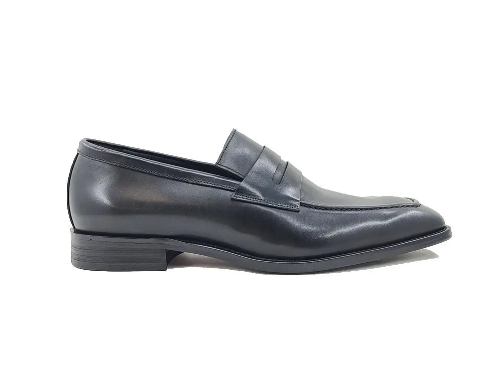 Hand-Patina Leather Penny Loafer
