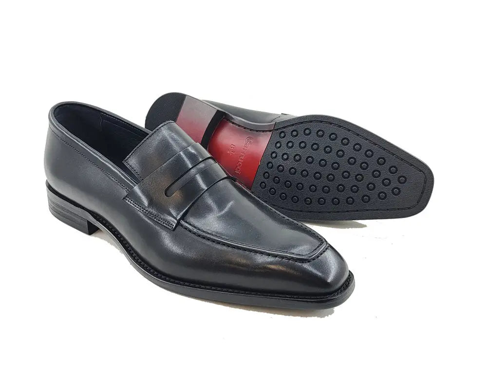 Hand-Patina Leather Penny Loafer