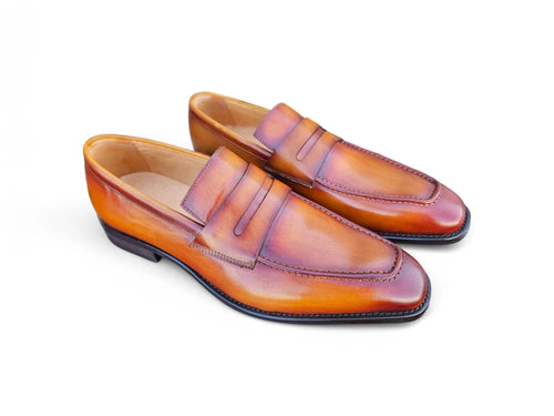 Patina Finished Penny Loafer Carrucci