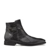 Peninsula Black Genuine Lizard Emblem Boot by Mezlan – Exotic Luxury Men's Boot Made in Spain