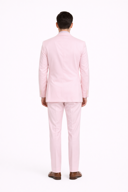 Pink Seersucker Suit