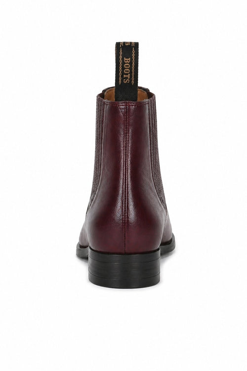 Deerskin Cowboy Boots - Burgundy Deerskin Boots - Deer Boots - Deer Skin Boots