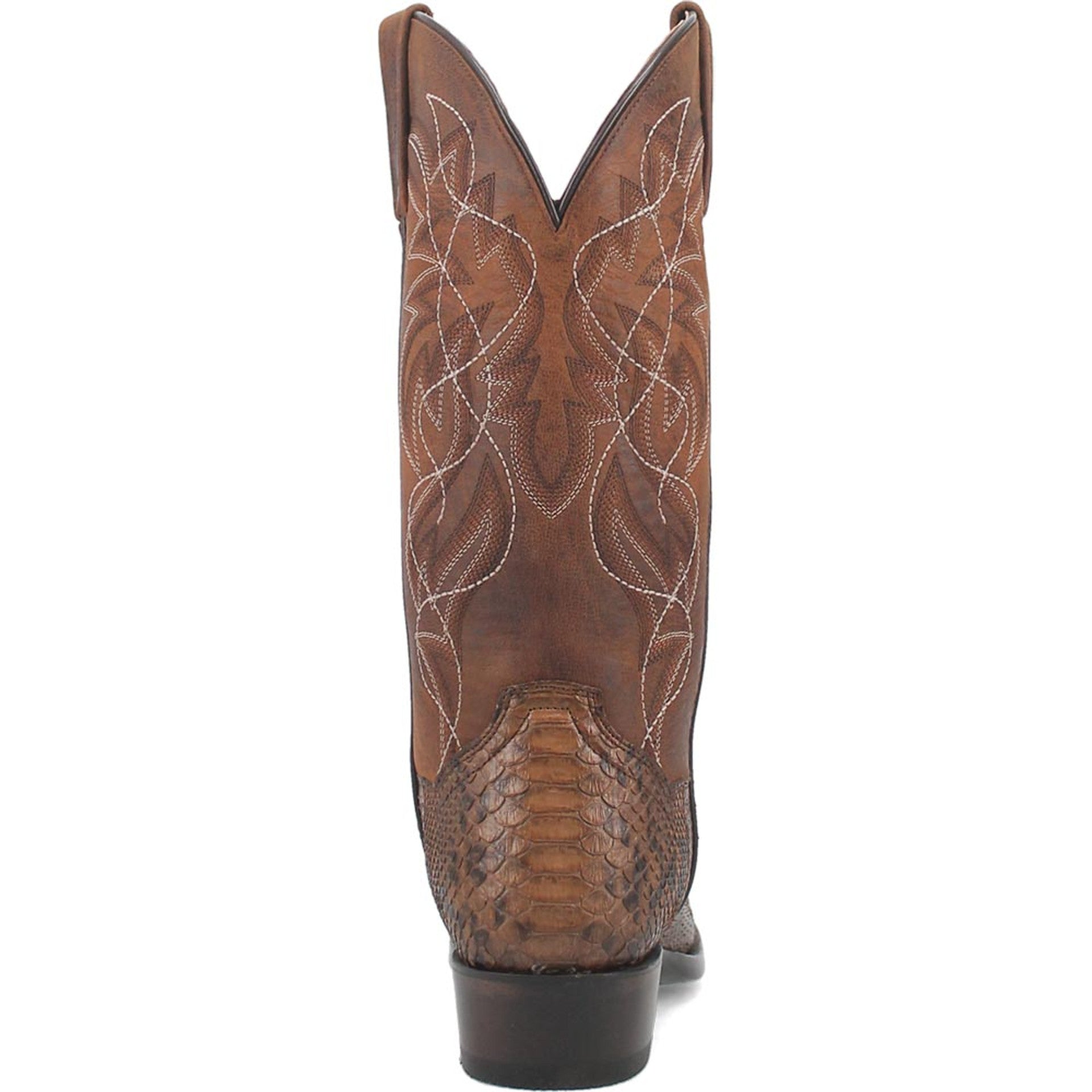 Dan Post Men’s Bay Apache Manning 13 Round Toe Genuine Python Leather Cowboy Boot