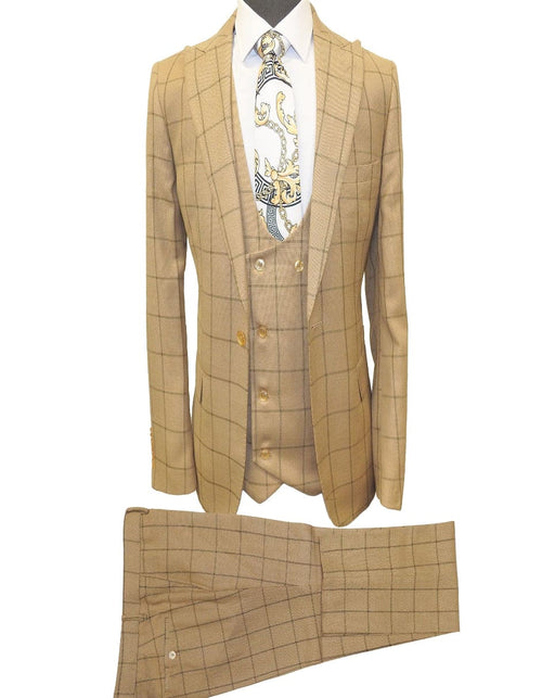 Rossiman Suits For Sale - Mens Designer Suit - Fashion Suits - Fancy Beige Suits