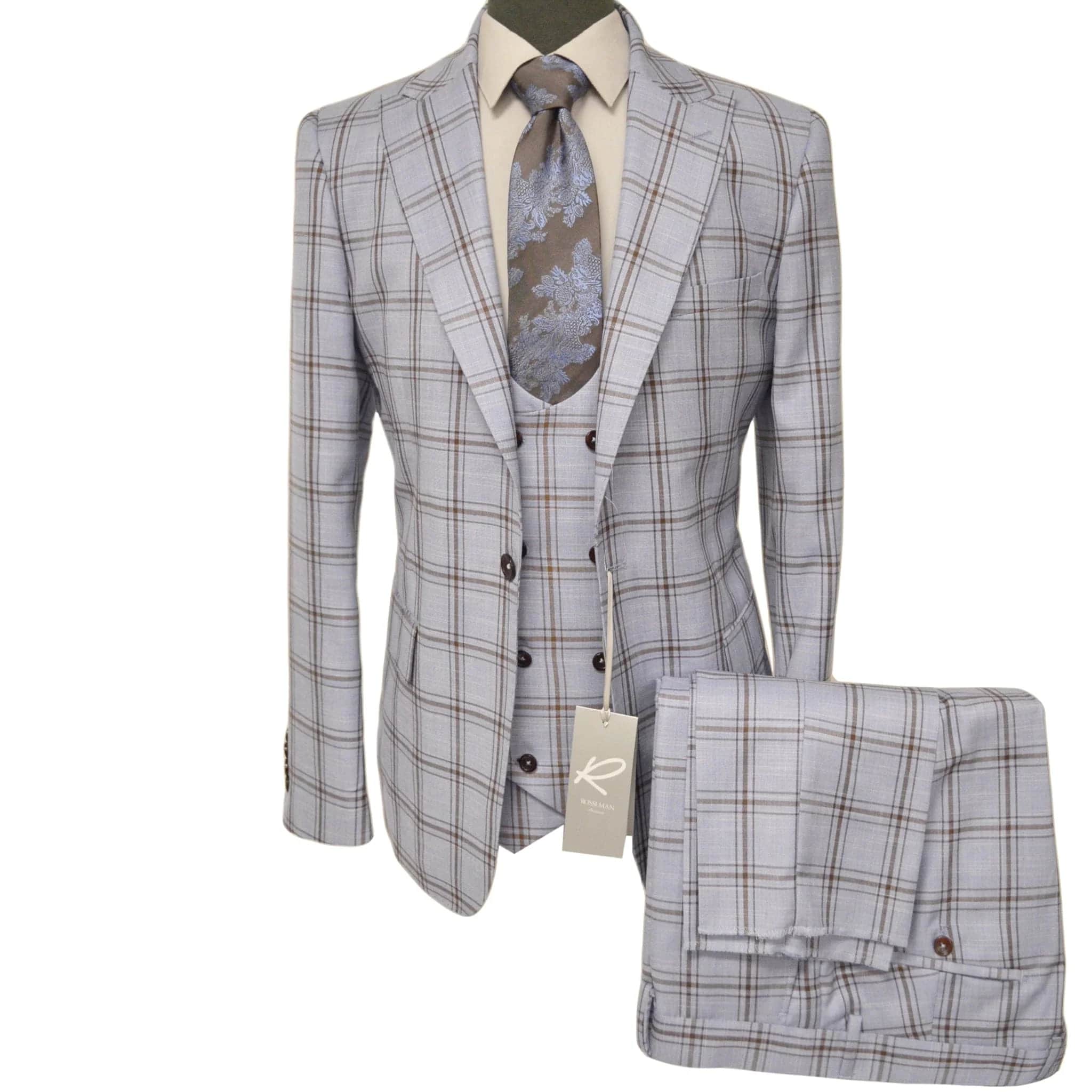 Rossiman Suits For Sale - Mens Designer Suit - Fashion Suits - Fancy Beige Suits