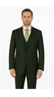 Rossi Man ELI RM117 – Classic 3-Piece Men’s Suit in Hunter Green