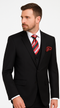 Black 3-Piece Suit for Men – Rossi Man CYRUS RM101 with Classic Styling