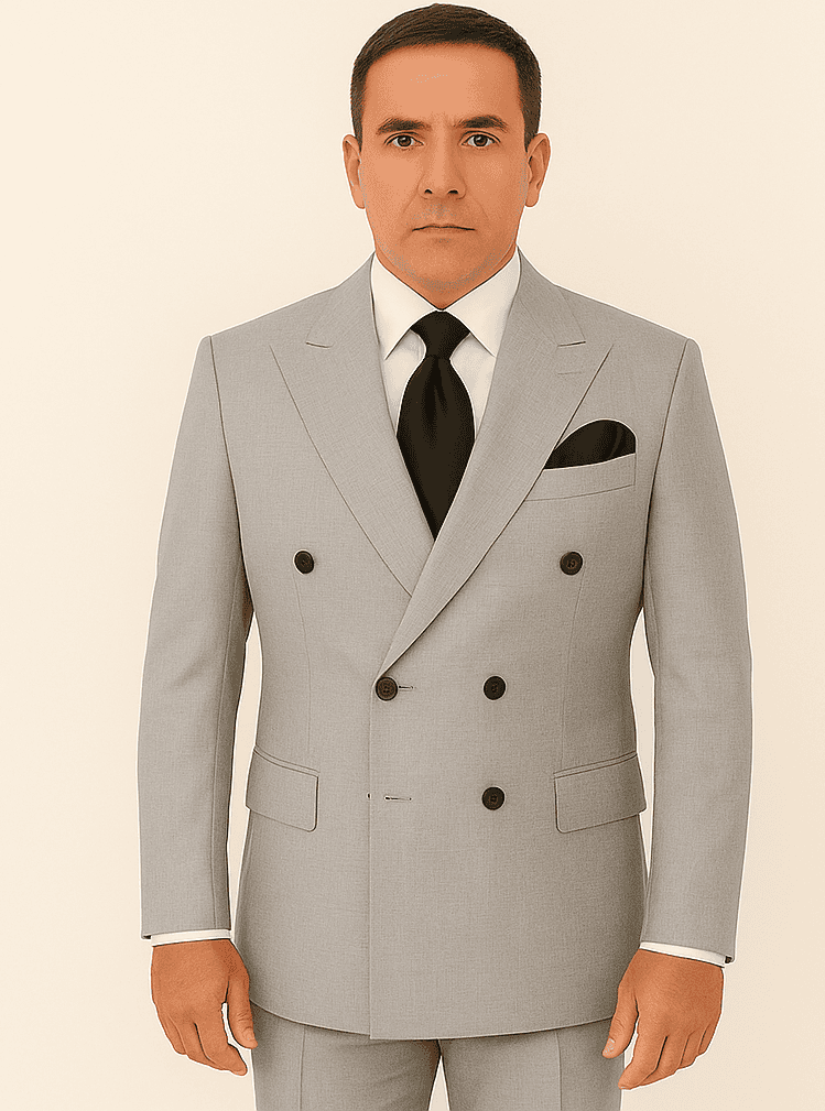 Rossi Man ARTHUR RM2305 Double-Breasted Suit – Elegant Formalwear for Men