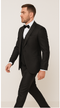 Modern Men’s Black Suit – Rossi Man Ford Slim Fit Design | RM1912