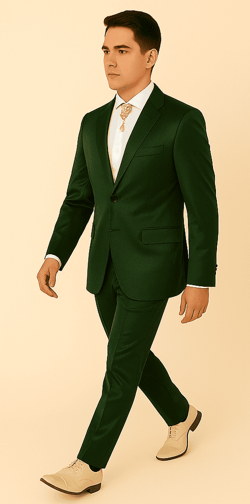 Rossi Man LEO RM1611 – Slim Fit 3-Piece Suit for Men | Modern Tailored Formalwear