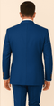Rossi Man BOND RM1780 Slim Fit 3-Piece Suit – Modern Royal Blue Suit for Men