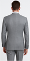 Rossi Man MAX RM1389 Slim Fit 3-Piece Suit – Elegant Solid Grey Formalwear for Men