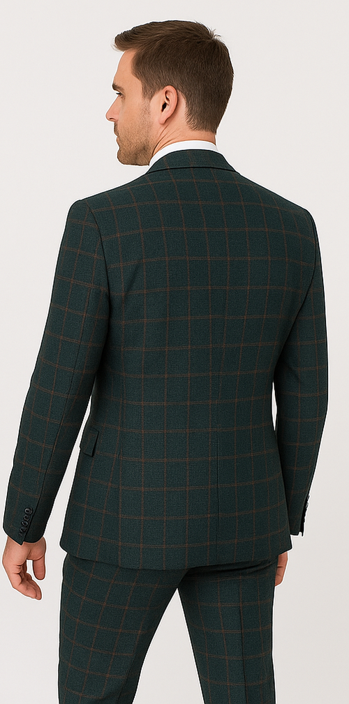 Rossi Man MAX RM1788 Slim Fit 3-Piece Suit – Stylish Formalwear for Men