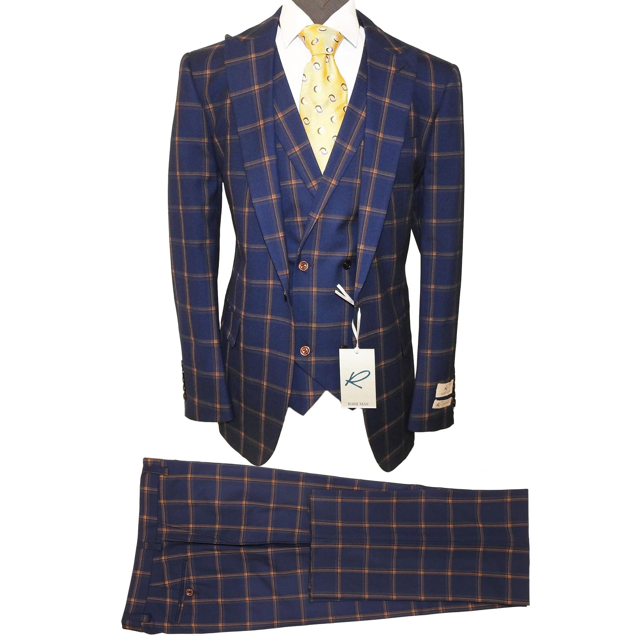 Rossiman Suits For Sale - Mens Designer Suit - Fashion Suits - Fancy Indigo Suits