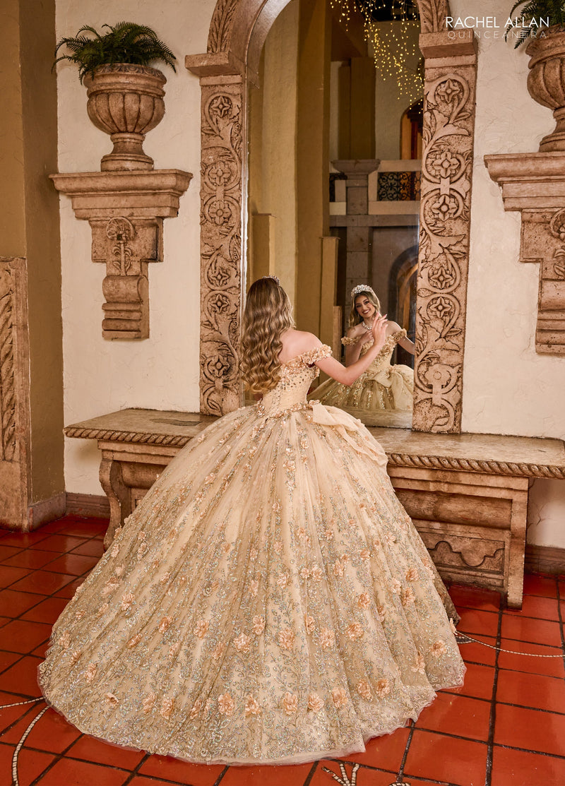Rachel Allan RQ1141 Off Shoulder Quinceanera Dress