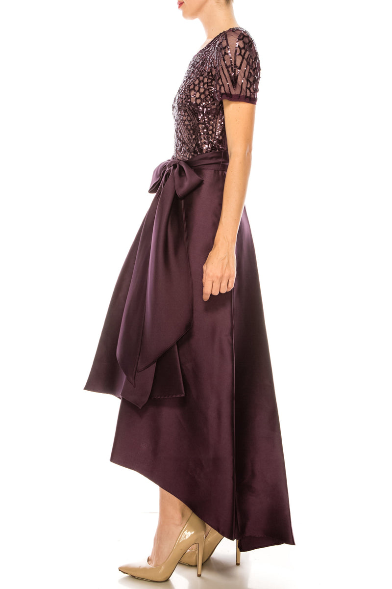 RM Richards Sequin Hi-Lo Evening Dress (MORE COLORS)