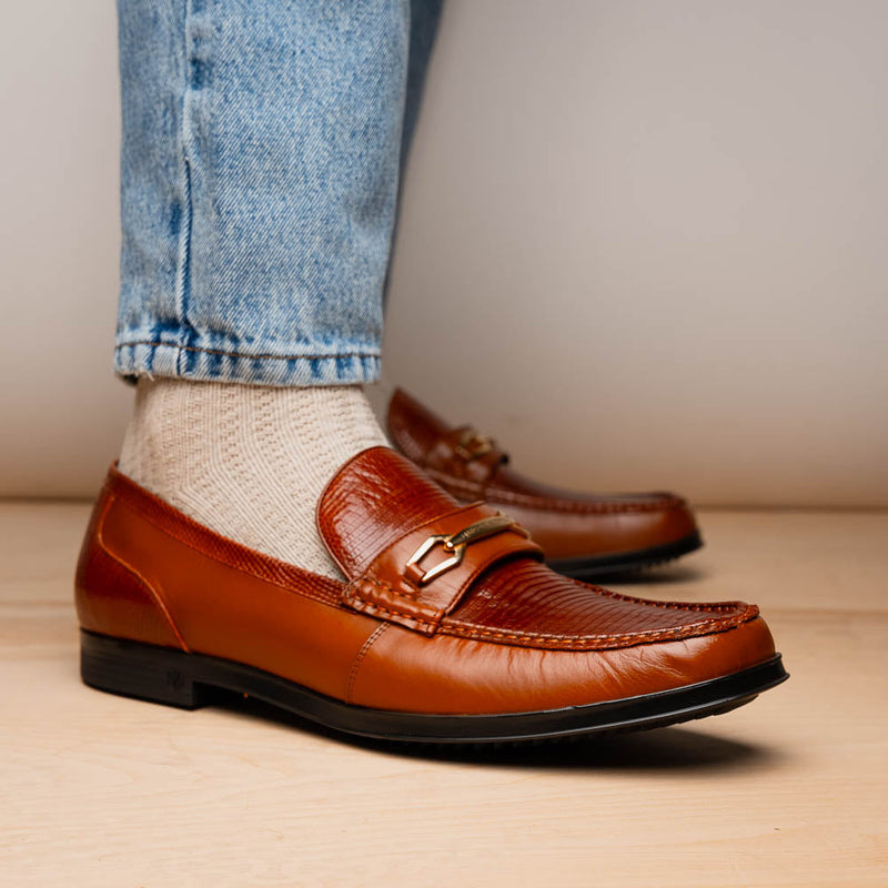 Marco Di Milano Ravello Cognac Leather Oxfords