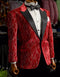 Mardi Gras Tuxeod Dinner Jacket in Green - White - Black - Purple - Red and Gold