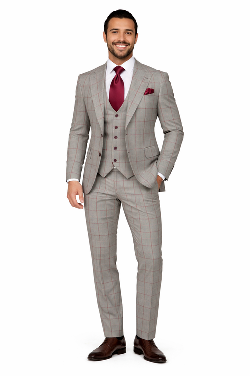 Rossi Man RM1854 Tom – Men's Slim Fit Suit for Men