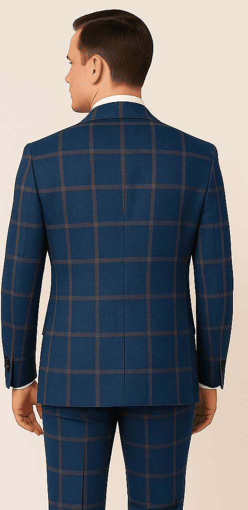 Rossi Man Max RM1840 – Slim Fit 3-Piece Formal Suit for Men