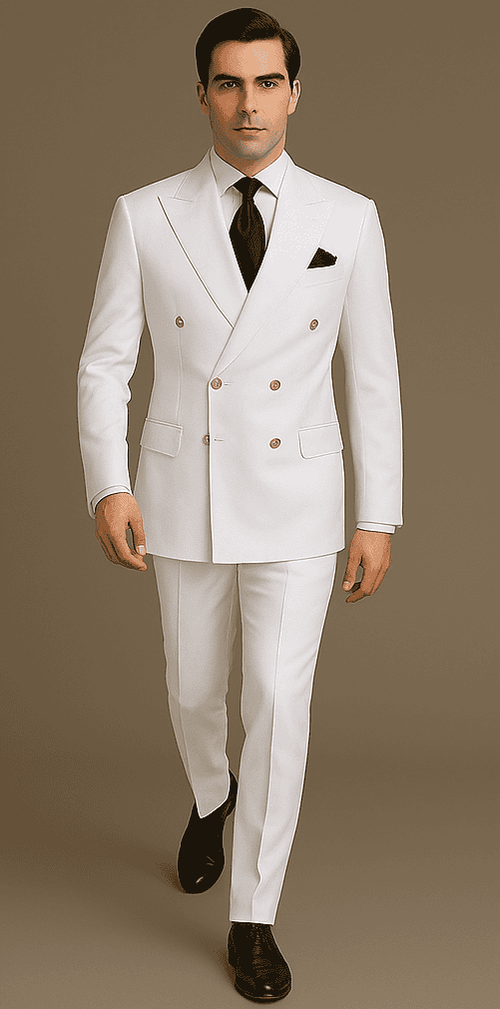 Rossi Man Milano RM1374 – Men's Modern 3-Piece Suit | Stylish Formal Wear Set