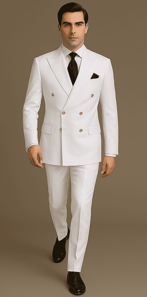 Rossi Man Milano RM1374 – Men's Modern 3-Piece Suit | Stylish Formal Wear Set