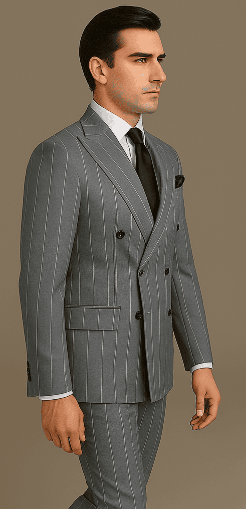 Rossi Man Milano RM1726 – Men's Modern Fit 3-Piece Suit | Stylish Formal