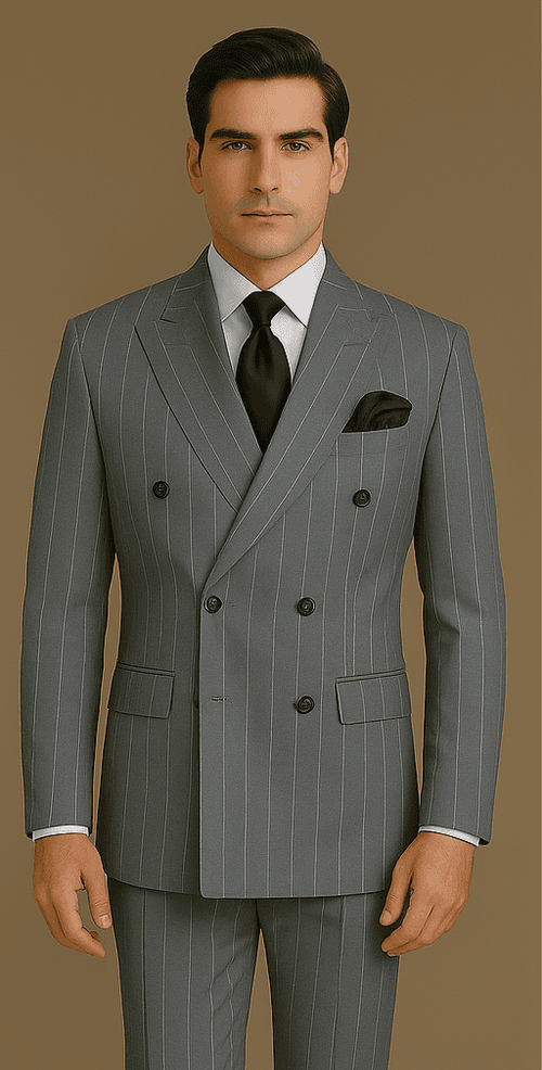 Rossi Man Milano RM1726 – Men's Modern Fit 3-Piece Suit | Stylish Formal