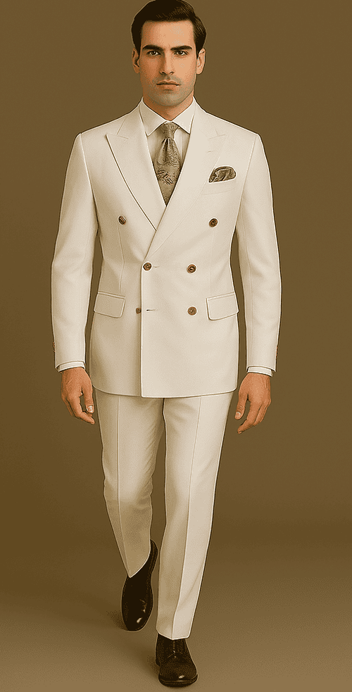 Rossi Man Milano RM1770 – Men's Modern Slim Fit 3-Piece Suit | Formal