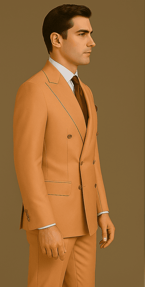 Rossi Man Milano RM1774 – Men's Modern Fit 3-Piece Suit | Stylish Formal Outfit