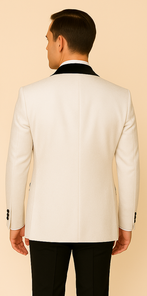 Rossi Man RM1449 – Formal 3-Piece Smoking Style Tuxedo for Men