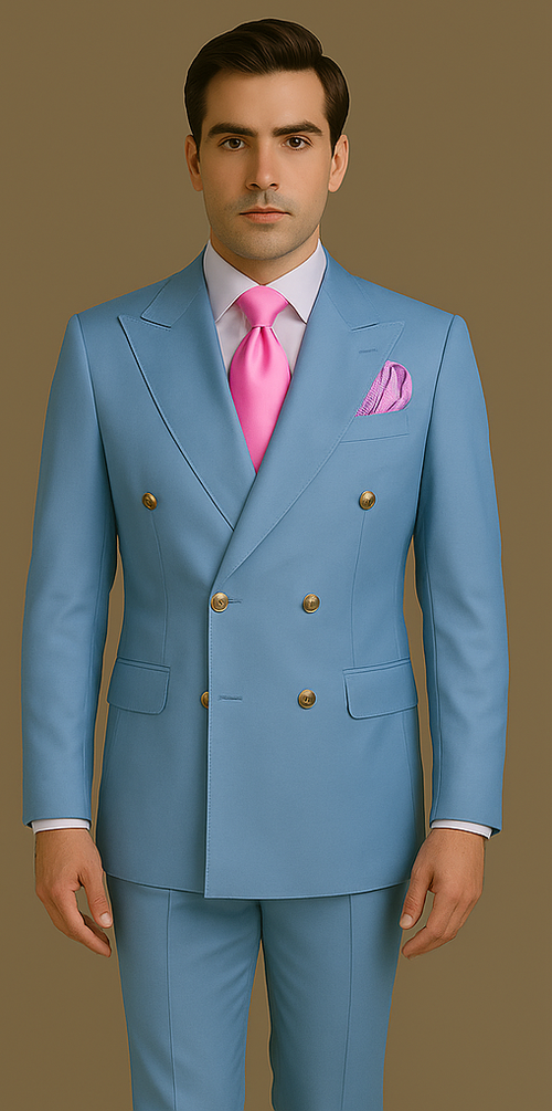 Rossi Man RM1771 – Sophisticated Milano Slim Fit Suit for Men | Premium Formal